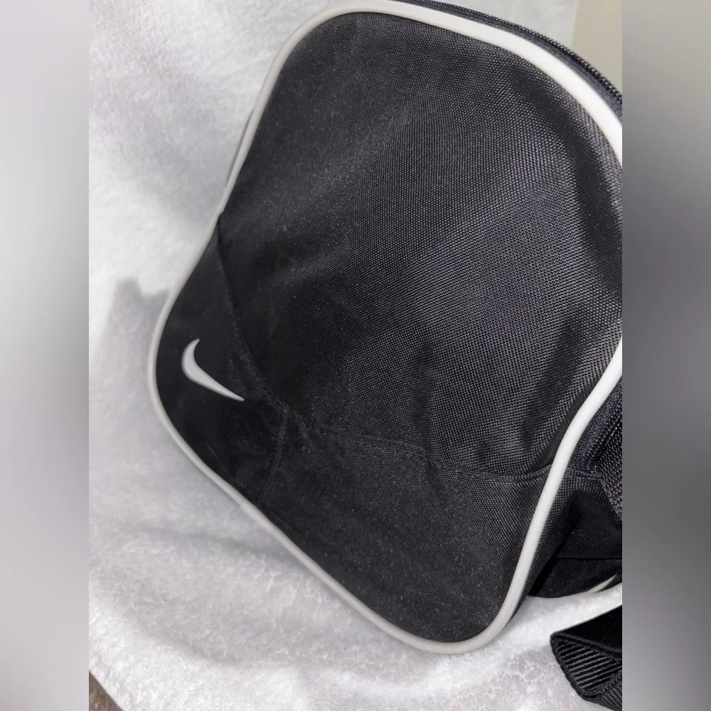 Nike Midnight Blue Duffel Bag with White Accents